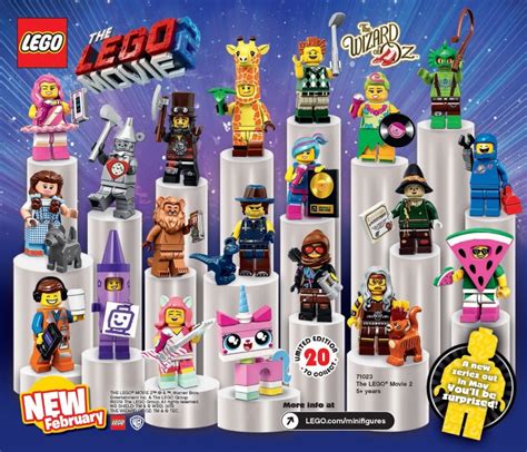 lego movie 2 collectible minifigures box distribution|lego movie 2 feel guide.